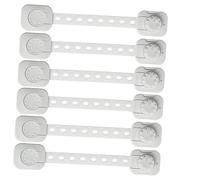 ibasenice Serrures De Réfrigérateur Loquets De Porte À Lépreuve Des Enfants Verrous Pour Bébé Ruban Adhésif Blanc Puissant Installation Facile