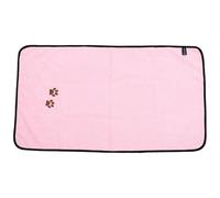 ibasenice Serviette de Bain pour Chien Super Absorbante en Microfibre Rose 50x90 Cm sans Électricité Statique Séchage Rapide des Animaux