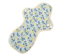ibasenice Serviette Hygiénique Lavable Coton Mat Fan-shaped Super Absorbant Réutilisable pour Femmes Flux Abondants et Post-accouchement Portable et Respirante Style Aléatoire