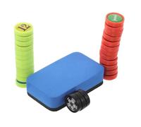 ibasenice Set de Pièces Magnétiques Multicolores pour Tableau de Football avec Effaceur Éponge Accessoires de Formation pour Entraîneurs et Joueurs