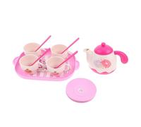 ibasenice Set de Thé Garçon Fille Plastique Vaisselle Réaliste pour Jeu Imitation Service à Thé Accessoires Éducatifs pour Filles de Cuisine pour Goûter