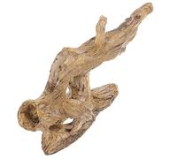 ibasenice Souche Décorative Aquarium en Résine, Tronc d'arbre Artificiel, Grotte Cachée Résistante à L’Usure, Décor Naturel pour Aquarium Moyen, Habitat Poissons Et Crevettes