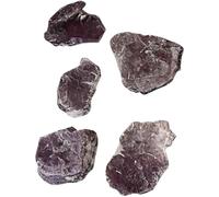 ibasenice Spécimen de Minerai Naturel de Mica Violet Brut 100g Résistance Élevée la Température et Isolation pour Études Géographiques et Archéologiques
