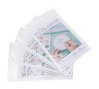 ibasenice Stabilisateur Hydrosoluble pour Broderie DIY en Pva et Papier, Non Facile à Déchirer, 16 Pièces pour Créations Artisanales Soi-même