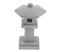 ibasenice Statue De Pagode Miniature pour Décoration Jardin Intérieur Figurine Orientale Ornement Paysage Eau Modèle Architecture Chinoise