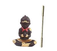 ibasenice Statue Mini Wukong pour Aquarium et Jardin Zen Figurine Mythologie Chinoise Décoration Thé Gongfu Résistante et Polyvalente pour Bassins et Espaces Zen