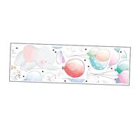 ibasenice Stickers Muraux Éléphant Ballon Pour Garçon Et Décoration Chambre Bébé Autocollants Muraux Amovibles En Pvc 30x90cm Thème Animal Mignon