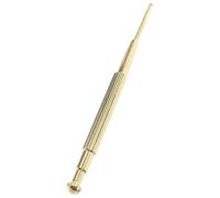 ibasenice Stylo D'acupuncture en Cuivre Or sans Risque de Blessure avec Ressort Intégré Outil de Réflexologie Précis et Sûr pour Acupression Auriculaire