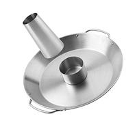 ibasenice Support À Poulet Acier Inoxydable Rôtissoire Multi-Usage pour Barbecue Accessoire De Grill avec Poignée pour Cuisson De Poulet Et Dinde À Domicile