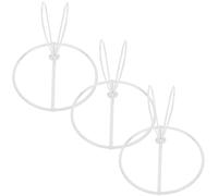 ibasenice Support d'Ampoule à Pince en Fer Lot de 3, Clips pour Abat-Jour Ronds, Accessoires pour Lampes de Bureau et Lampes à Bougie, Éclairage Intérieur DIY