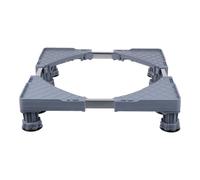 ibasenice Support de Base pour Lave-linge Réglable en Acier Inoxydable avec 8 Pieds Ajustables, Socle Multifonction pour Réfrigérateur et Électroménager, pour Sandales Femme