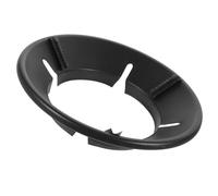 ibasenice Support De Cuisinière à Gaz Anti-vent En Acier Inoxydable 4 Trous Noir, Économiseur D'énergie Résistant à La Chaleur, Couvre-feu Domestique Adaptable Cuisine