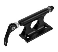 ibasenice Support de Fixation Installation Facile pour Fourche de Vélo VTT ou Alliage D'aluminium Noir et Compatibilité Large Hayon de Camion ou Porte-Bagages de Voiture
