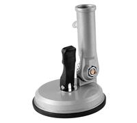 ibasenice Support De Mât De Drapeau en Métal Ventouse Base Réglable à 180° pour Voiture Fixation pour Mât De Drapeau De Camping-Car Utilisation en Extérieur, Route, Toit, Jardin