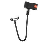 ibasenice Support de Microphone de Bureau Multifonction 40cm Bras Flexible Renforcé, Clip Ressort Large et Système de Double Verrouillage pour Studio et Cours en Ligne