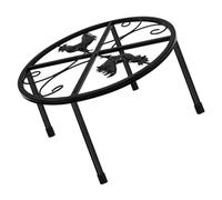 ibasenice Support de Nourriture pour Animaux Multi avec Base Stable Support Élevé pour Nourriture de Poules Chiens et Rack Noir