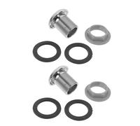ibasenice Support de pommeau de 2pcs en plastique noir, accessoires pour pommeau de, gain de place, installation facile, pour shop shampoo bed et shower head