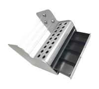 ibasenice Support de Rangement Blanc Solide pour Pinces en Plastique et Gain de Place Design Élégant et Sophistiqué pour Établis et Boîtes à Outils