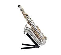 ibasenice Support De Saxophone Ténor À Dossier Réglable - Pied En Caoutchouc Portable Avec 2 Chevilles Supplémentaires