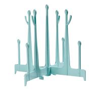 ibasenice Support De Séchage Amovible Pour Biberons Rack De Rangement Pour Biberons Et Sippy Cups Bleu Pratique Et Portable Pour Mères Et Bébés