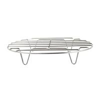 ibasenice Support de Vapeur Grille Multifonction en Acier Inoxydable Argenté et pour Aliments et Poissons pour Ustensiles Cuisine et Cuiseur Électrique Cuiseur Électrique