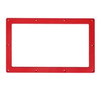 ibasenice Support de vitre pour sableuse, cadre de fenêtre de cabine de sablage 48,3 x 29 cm, cadre de vitre d'inspection en ABS pour cabine de sablage, pièces d'entretien pour équipement