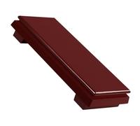 ibasenice Support en Bois Massif pour Pots de Fleurs Rectangulaires, Petit Présentoir Stable et Robuste pour Décoration Salon et Entrée, Contremarche en Bois