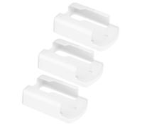 ibasenice Support Mural Lot de 3 Pièces pour Télécommande Blanc en Plastique Rangement Mural Gain de Place pour Télécommandes, pour Maison et Bureau