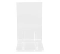 ibasenice Support pour Cadre Photo pour Affichage Sécurisé en Acrylique Transparent , Chevalet Minimaliste Multifonctionnel de Plaques et Livres un Espace de Travail ou Galerie
