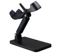 ibasenice Support Réglable Pied de Table Noir en Abs Léger pour Lecteur de Code-Barres Portable pour Scanner Manuel, pour Systèmes Commerciaux et Magasins