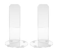 ibasenice Support Vertical Acrylique Transparent pour Équipements Sportifs, Présentoir pour Moufles de Boxe et Baseball, Lot de 2 pour Rangement et Exposition en Salle de Sport ou Maison