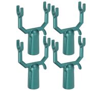 ibasenice Supports de Redressement d'Arbres en pour Kit de 4 Poteaux de Soutien Robustes 0.75 Pouce pour Arbres Fruitiers Stabilité et Santé des Plantes