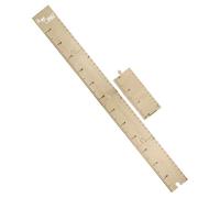 ibasenice Tableau de Croissance Mural Adhésif en Bois Beige, Règle de Mesure Hauteur Éducative Facile à Coller pour Décorer la Chambre D'garçon et Filles