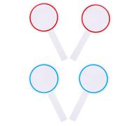 ibasenice Tableaux Blancs Effaçables à Sec Lot de 4 Design Simple Face en Mousse pour Écriture et Vote pour Compétition et Divers Scénarios