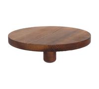 ibasenice Tabouret en Bois Massif pour Plantes d'Intérieur, Support Multifonctionnel Marron Foncé Socle Vintage pour Cosmétiques et Huiles Essentielles