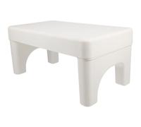 ibasenice Tabouret Salle de Bain en Pp Blanc Confortable et Multi-usage Posture, Marchepied Pratique pour Toilettes, Maison et Changer de Chaussures