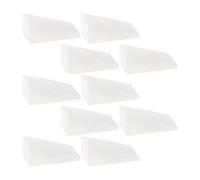 ibasenice Tampons à Ongles Teintés en Éponge Triangle 30pcs pour Manucure Artistique Légère, pour Salon de Nail Art ou Usage à Domicile