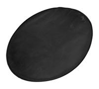 ibasenice Tapis De Barbecue Rond 30 Pouces en Silicone Noir Tapis Ignifuge pour Foyer Extérieur Coussin De Protection pour Barbecue Résistant à La Chaleur Fournitures De Camping Pratiques
