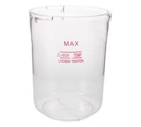 ibasenice Tasse de Remplacement en Abs Résistante la Chaleur 260-600ml pour Appareil Vapeur Visage, Détachable Indicateur D'eau, pour Salons de Beauté et Usage Domestique