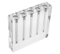 ibasenice Testeur D'huile Moteur Automobile 5 Chambres Kit Analyseur Viscosité Huile Moteur et Transmission Outil Diagnostic Lubrification Véhicule pour Atelier Professionnel