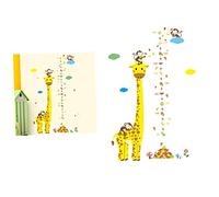 ibasenice Toise Murale Garçon et Autocollant Décoratif Toise PVC Réutilisable Stickers Muraux pour Chambre Bébé Décoration Salon Salle de Jeux