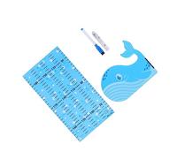 ibasenice Toise Pour Garçon Fille Mesure Autocollant Motif Animaux Décoration Murale Garçon Fille Intérieur