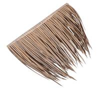ibasenice Toit De Chaume Artificiel Tuiles Plastique pour Jardin Tiki Bar Gazon Réaliste Chaume De Style Mexicain Panneaux De Toit