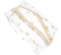 ibasenice Transparente PVC Trousse en Rangement Cosmétique Transporter Imperméable, Facile Accéder, pour Tourisme et Camping