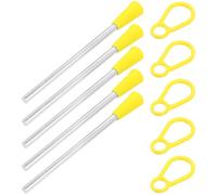 ibasenice Triangle de Percussion en Fer Maillet en Plastique, Ton et Résistance, pour Débutants, Set de 1 Ensemble pour Éveil Musical