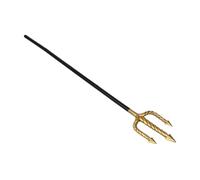 ibasenice Trident Diable Plastique Halloween Accessoire Spirale King Trident Staff Fourche Démon Cosplay pour Garçon Fille et Adultes Costume Role-Play Fête Masquerade