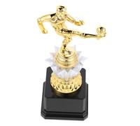 ibasenice Trophée Football Féminin Plastique Doré Coupe Soccer pour Filles Récompense Sécurisé et pour Tournois et Célébrations Équipe