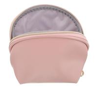 ibasenice Trousse de Maquillage en Cuir Petite pour Voyage Fermeture Éclair, Pochette Cosmétique Polyvalente pour Femme Bureau Excursion