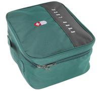 ibasenice Trousse de Premiers Secours Imperméable Design Ergonomique Grosse Capacité Portable à Remède en Tissu Oxford et Multi-grilles, pour Bureau et École