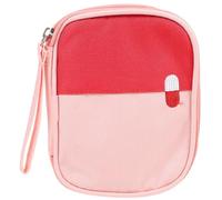 ibasenice Trousse de Rangement Portable Oxford Léger Mini Pochette de Secours Compacte avec Fermeture Éclair Pochette Pratique pour Voyage et Activités Extérieures Organisateur Urgence